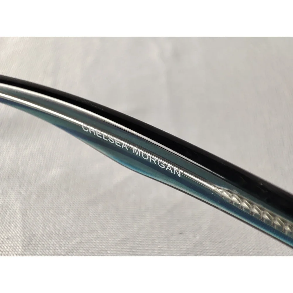 Chelsea Morgan CMM 6001 Blue Teal Kids‎ Rectangular Eyeglass Frames 48-17-135